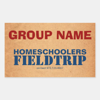 Homeschooler Field Trip Sticker