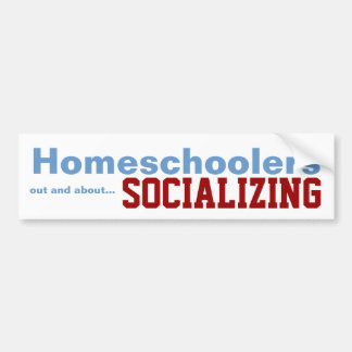 Homeschoolers - autocollant ayant une vie sociale