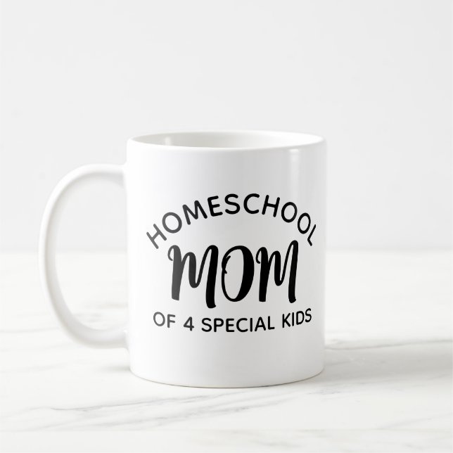 Homeschooling Mom Special Kids Coffee Mug (Left)