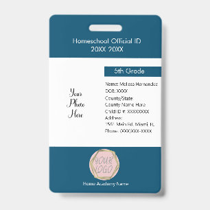 Homeschooling Unschooling Private Student Logo Badge