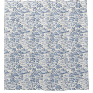 Homestead Blue Toile