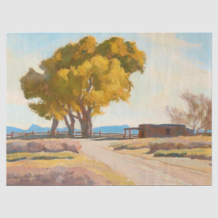 Homestead by Maynard Dixon Tissue Paper