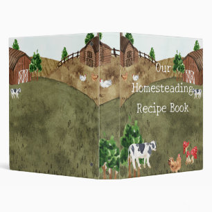 Homestead Recipe Book Binder