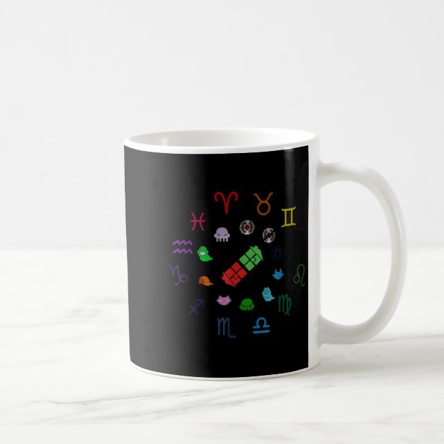Homestuck Emblems Zodiac Signs Funny Men Women Kid Coffee Mug (Right)