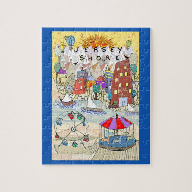Hometown Jersey Shore Jigsaw Puzzle (Vertical)