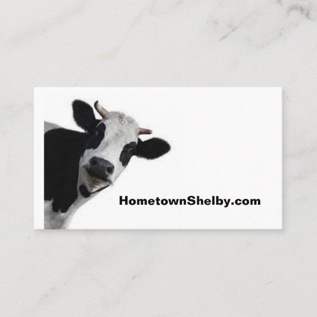 Hometown Shelby  Business Card (Front)