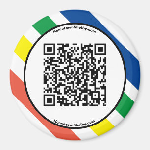 Hometown Shelby Fun Colours Refrigerator Magnet