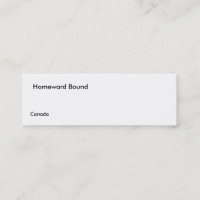 Homeward B's Postcard