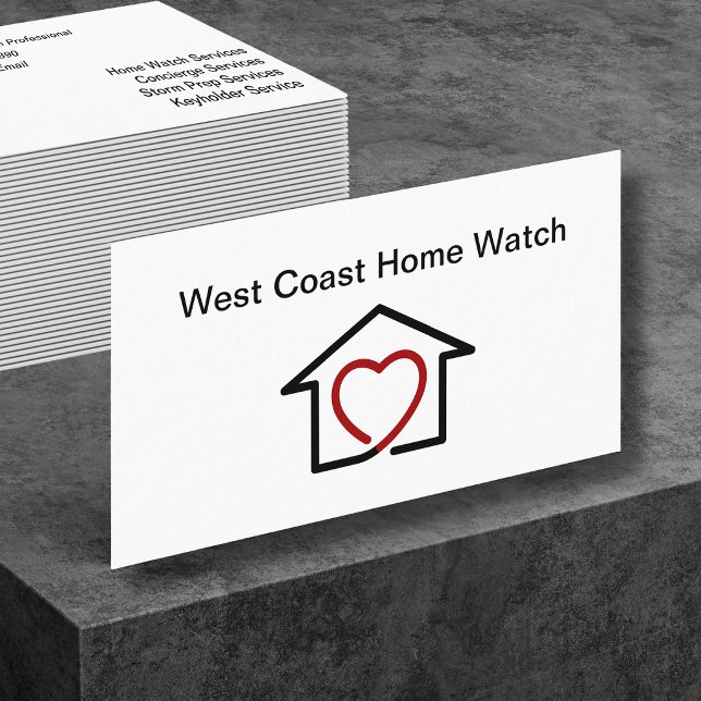 Homewatch & Concierge Services Business Card (Creator Uploaded)