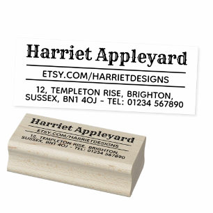 Homeworker of Crafter Home-working Rubber Stamp