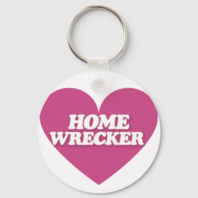 Homewrecker Heart Keychain (Front)