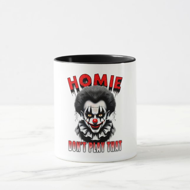 Homie Clown - 11 oz Two Tone Mug (Center)