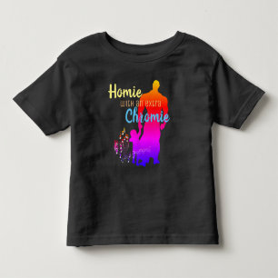 Homie with an extra Chromie with Music Notes 2 Toddler T-shirt