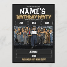 Homies Birthday Invitation, 90s nostalgia