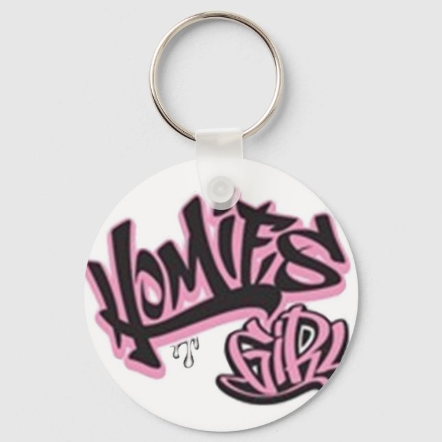 Homies Girl® Keychain (Front)