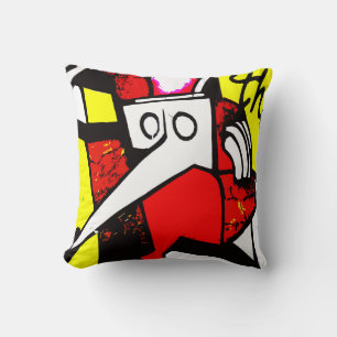 Hominid Throw Pillow