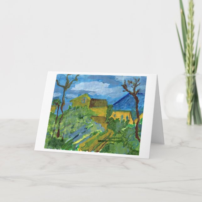 Hommage à la carte de note de Cezanne (Devant)