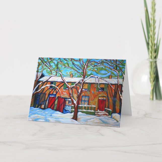 Hommage à la carte de voeux de Lawren Harris (Devant)