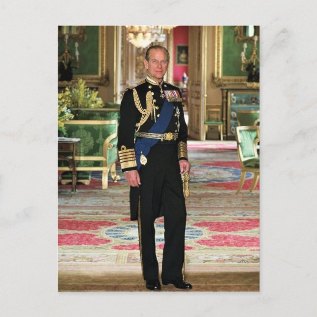 Hommage au Prince Philip 1921-2021 Carte postale (Devant)