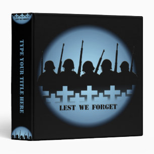 Hommage militaire Classeur de peur que nous oublio