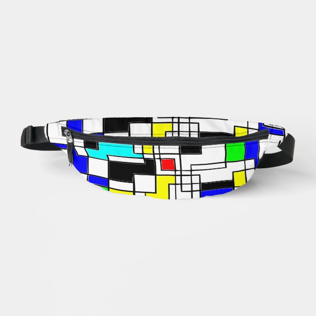 Hommage Random Carré À Mondrian (Recto)