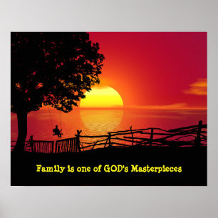 Hommages à la famille-Aimer de la famille Poster