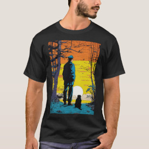 Homme avec T-shirt chien