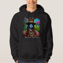 Homme bleu avec Majestic Dreadlocks Sweat - shirt