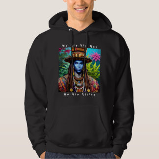Homme bleu avec Majestic Dreadlocks Sweat - shirt