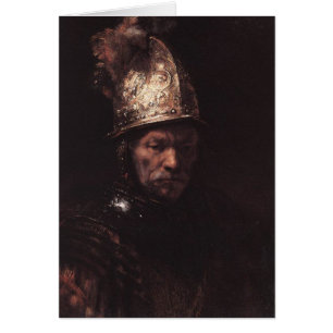 Homme dans un casque d'or