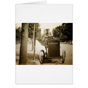 homme de courrier des années 1900