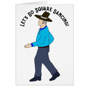 Homme de danse carrée Salutation