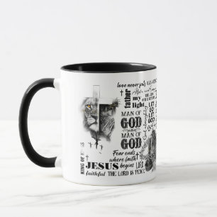 Homme de Dieu Mug chrétien religieux