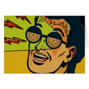 Homme de lunette comique