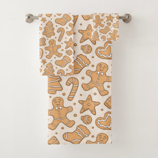 Homme en pain d'épices Cookies Noël Neutre Beige