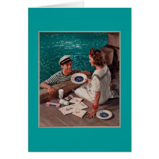 Homme et femme rétro