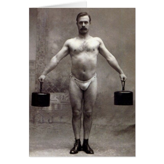 Homme fort vintage (Devant)