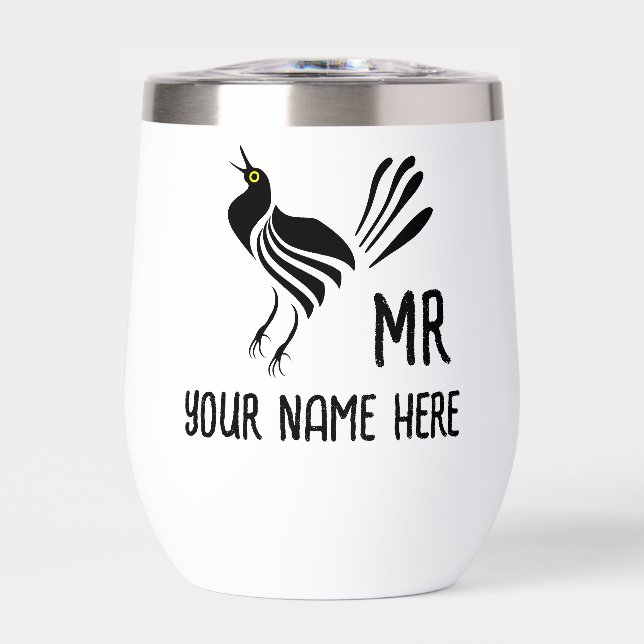 Homme Gracker Oiseau noir (Avant)