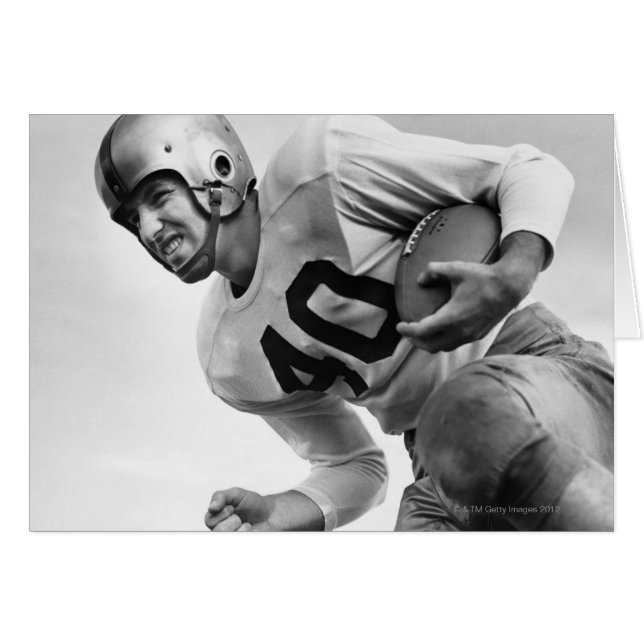 Homme jouant au football 3 (Devant horizontal)