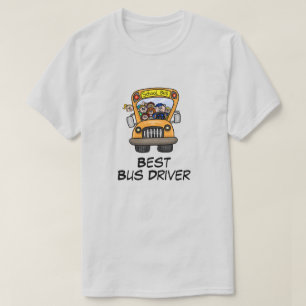 Homme - Meilleur chauffeur de bus scolaire T-shirt