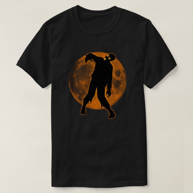 Homme mort Halloween de marche - T-shirt de partie (Design devant)