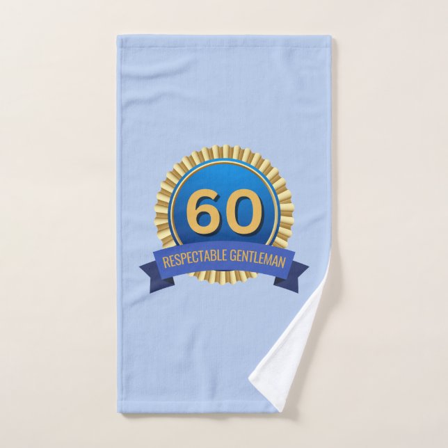 Homme respectable - 60e anniversaire (Serviette à main)