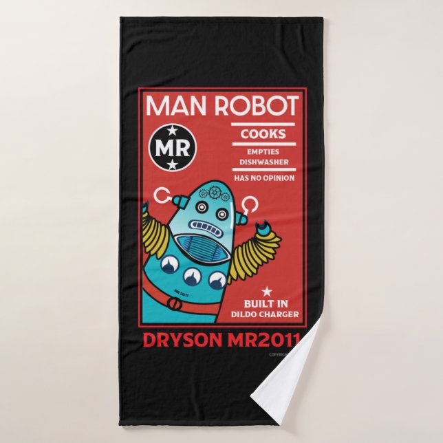 Homme Robot L'homme parfait (Serviette de bain)