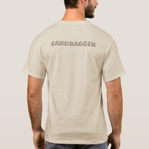 Homme sac de sable T-shirt dos