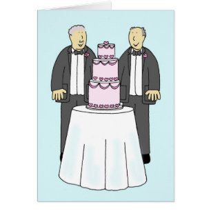 Hommes Couple Mariage Félicitations Humour