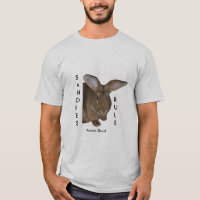 Hommes de bave de faons de RÈGLE du T-shirt