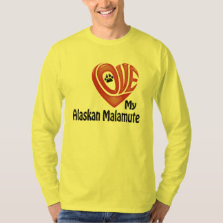Hommes de Long-douille de T-shirt : Aimez mon
