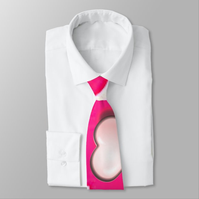 Hommes Designer Cravate rose (Attaché)