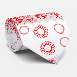 Hommes Designer Cravate Rouge