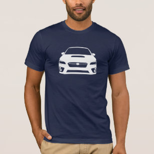 T-Shirt noir Homme voiture Subaru Impreza wrc sti